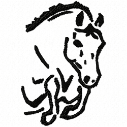 Horses Embroidery Design 5 Horses Embroidery Design 5
